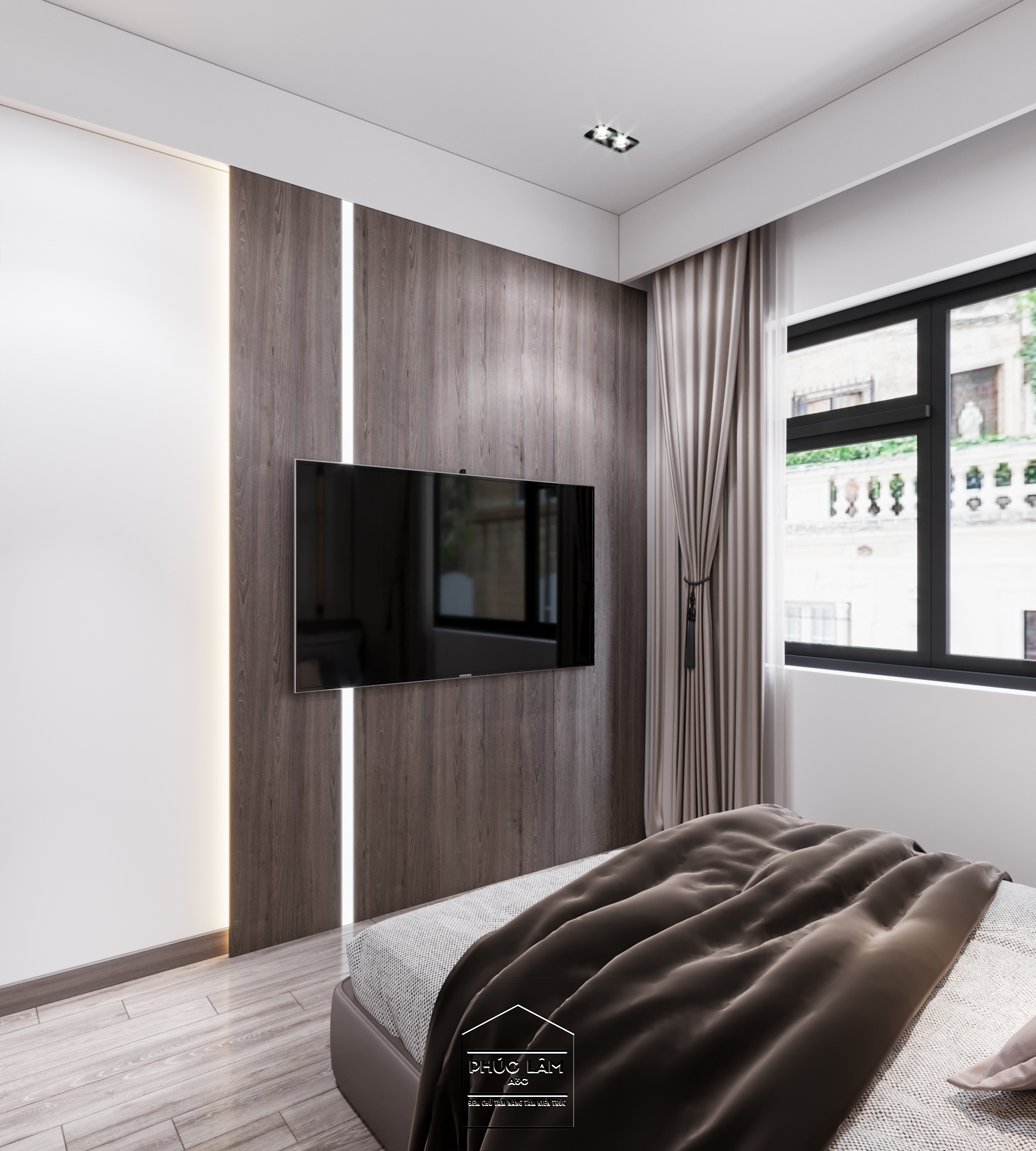 Nội thất phòng ngủ chung cư 3 ngủ terra An Hưng